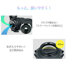 画像をギャラリービューアに読み込む, 象印 名入れ 水筒 ステンレス クールボトル 1リットル 1L 保冷専用 SD-HB10 しまえながデザイン 箱入り