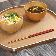 画像をギャラリービューアに読み込む, 半月盆 お盆 トレー 木製 半月盆 36cm ナチュラル
